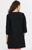 Nife dłuższa marynarka z przeszyciami czarna-1